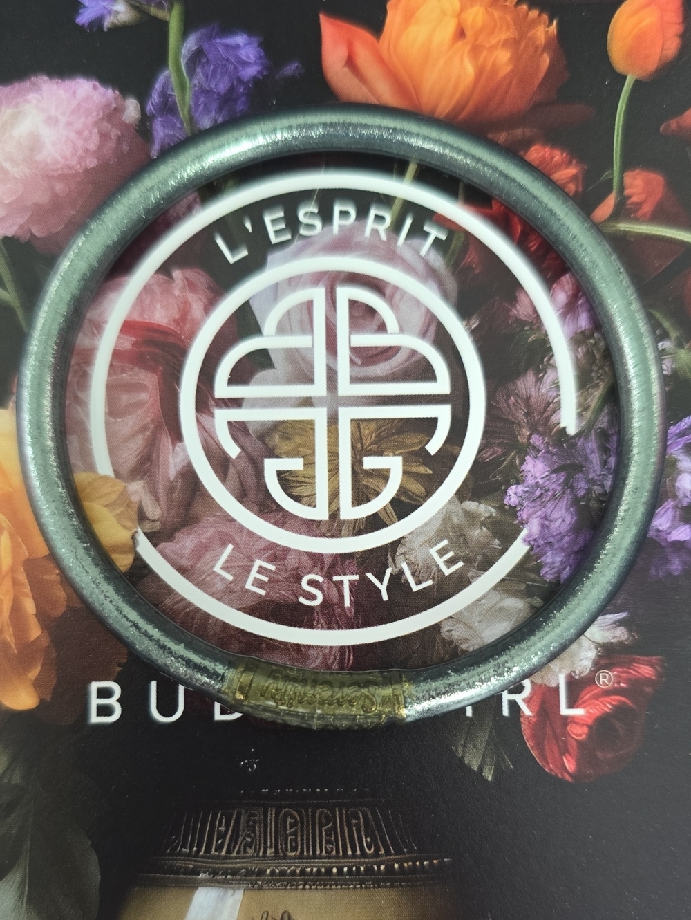 Budhagirl Graphite All Weather Bangle Single Small - Picture 2 of 4